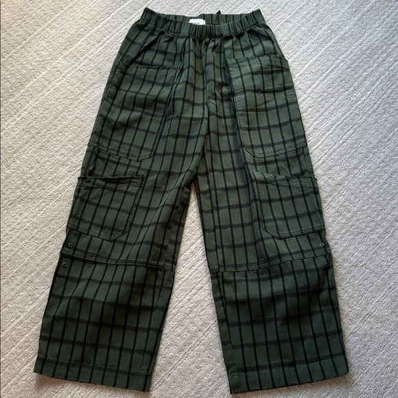 BDG Olive Striped Pants - Picture 2 of 6
